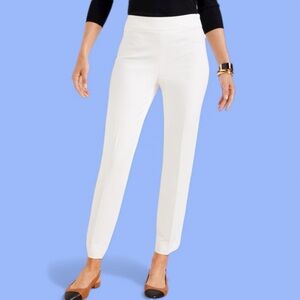 TALBOTS CHATHAM ANKLE PANTS - 14 White